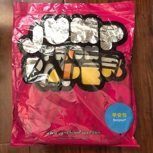 Jump from paper Bonjour bag